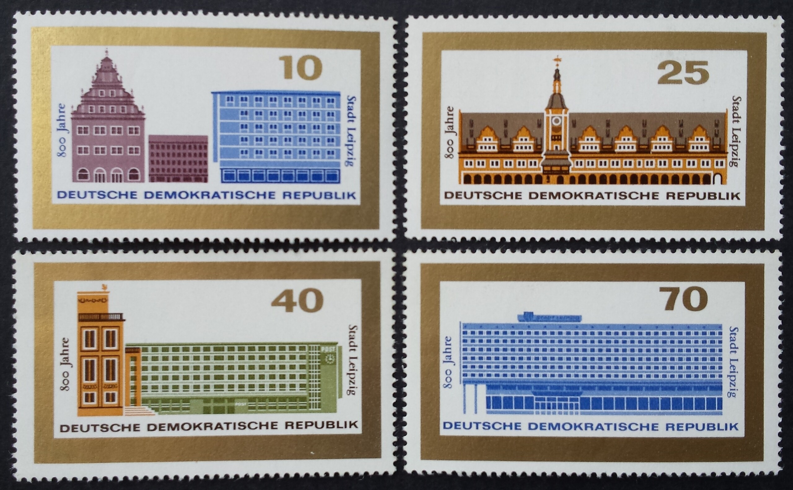 Vokietijos Demokratinė Respublika (VDR), pilna serija MiNr 1126-1129 MNH**