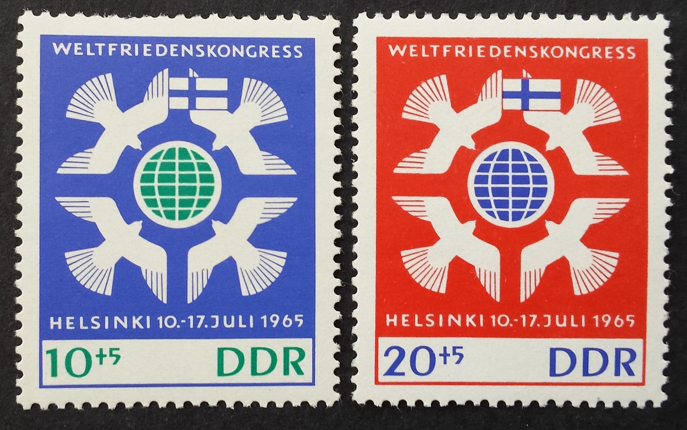 Vokietijos Demokratinė Respublika (VDR), pilna serija, MiNr 1122-1123 MNH**