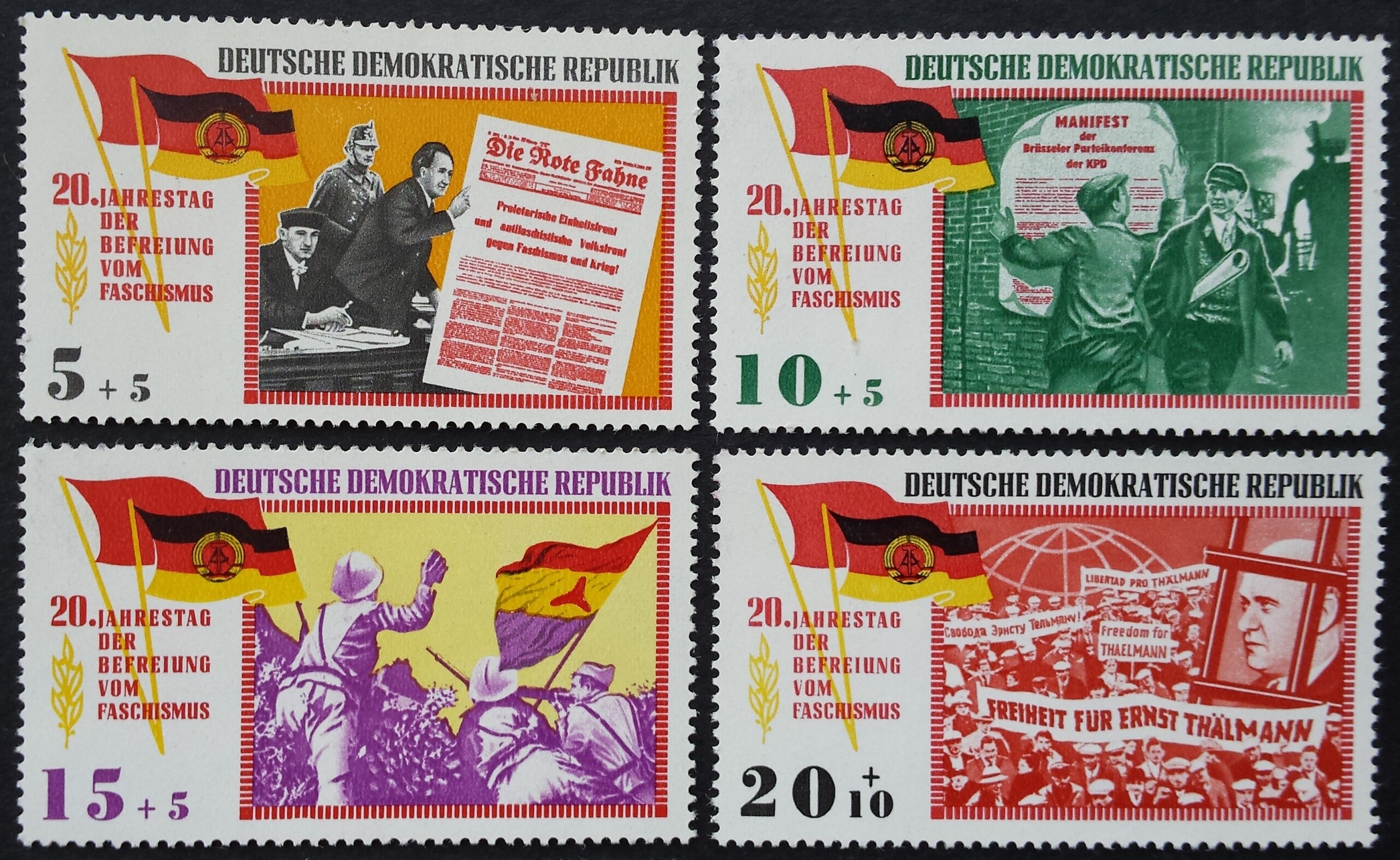 Vokietijos Demokratinė Respublika (VDR), pilna serija MiNr 1102-1110 MNH**