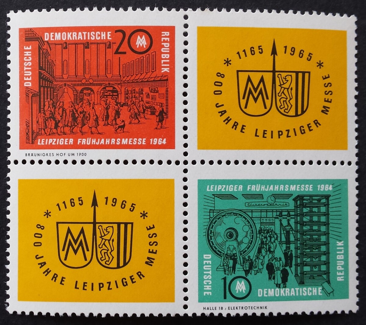 Vokietijos Demokratinė Respublika (VDR), pilna serija, MiNr 1012-1013 MNH**