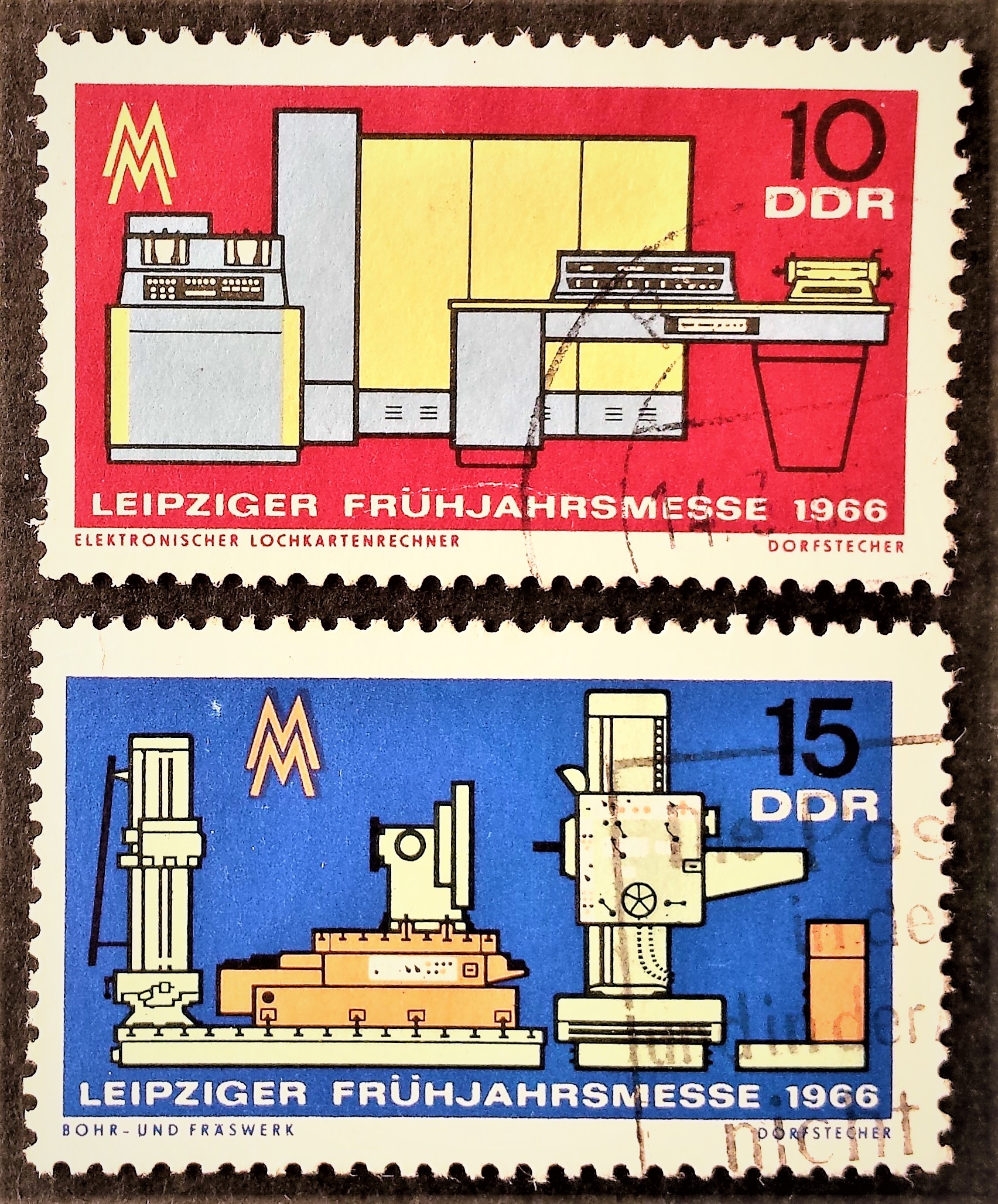 Vokietijos Demokratinė Respublika (VDR), pilna serija MiNr 1159-1160 Used (O)