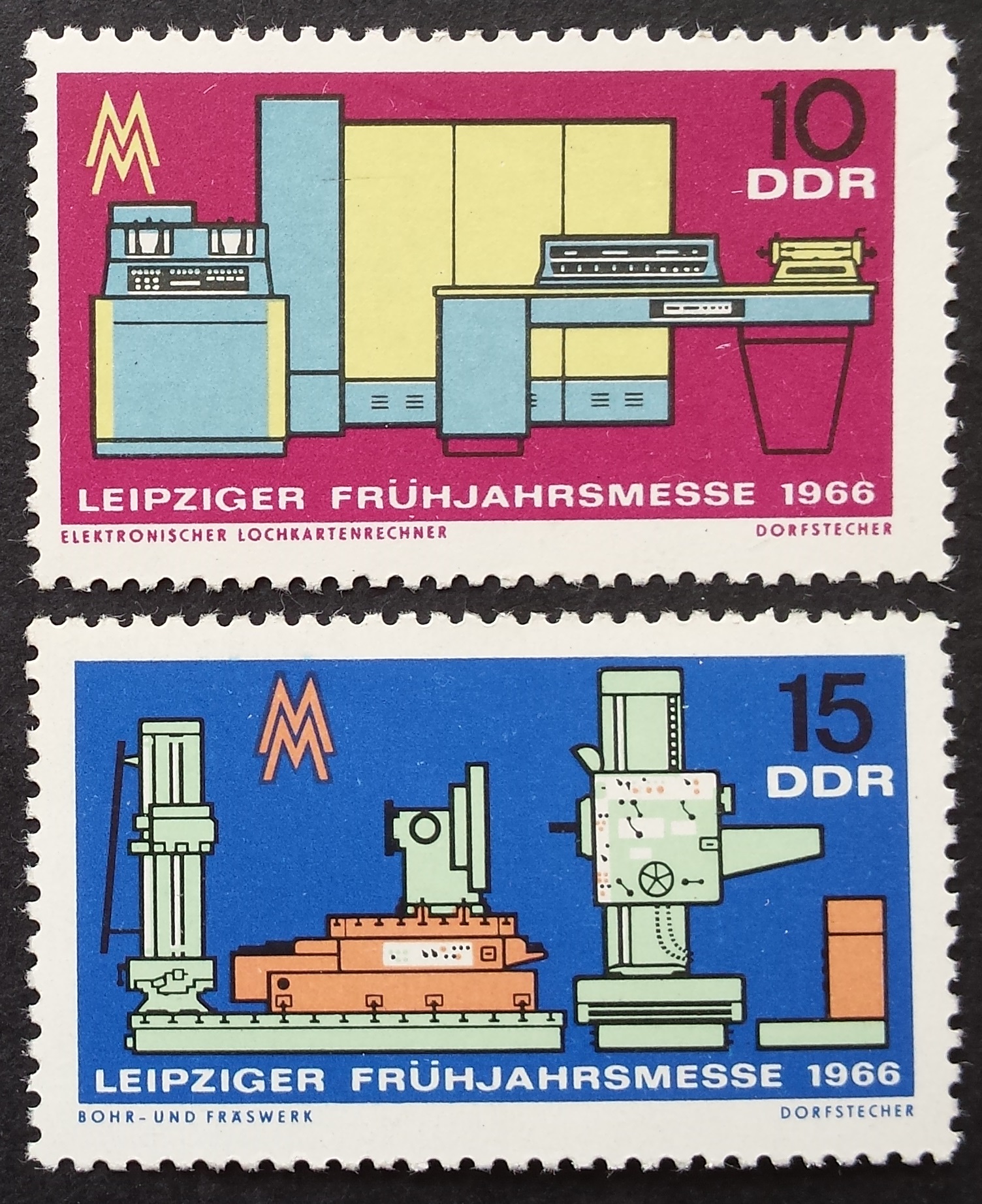 Vokietijos Demokratinė Respublika (VDR), pilna serija MiNr 1159-1160 MNH**