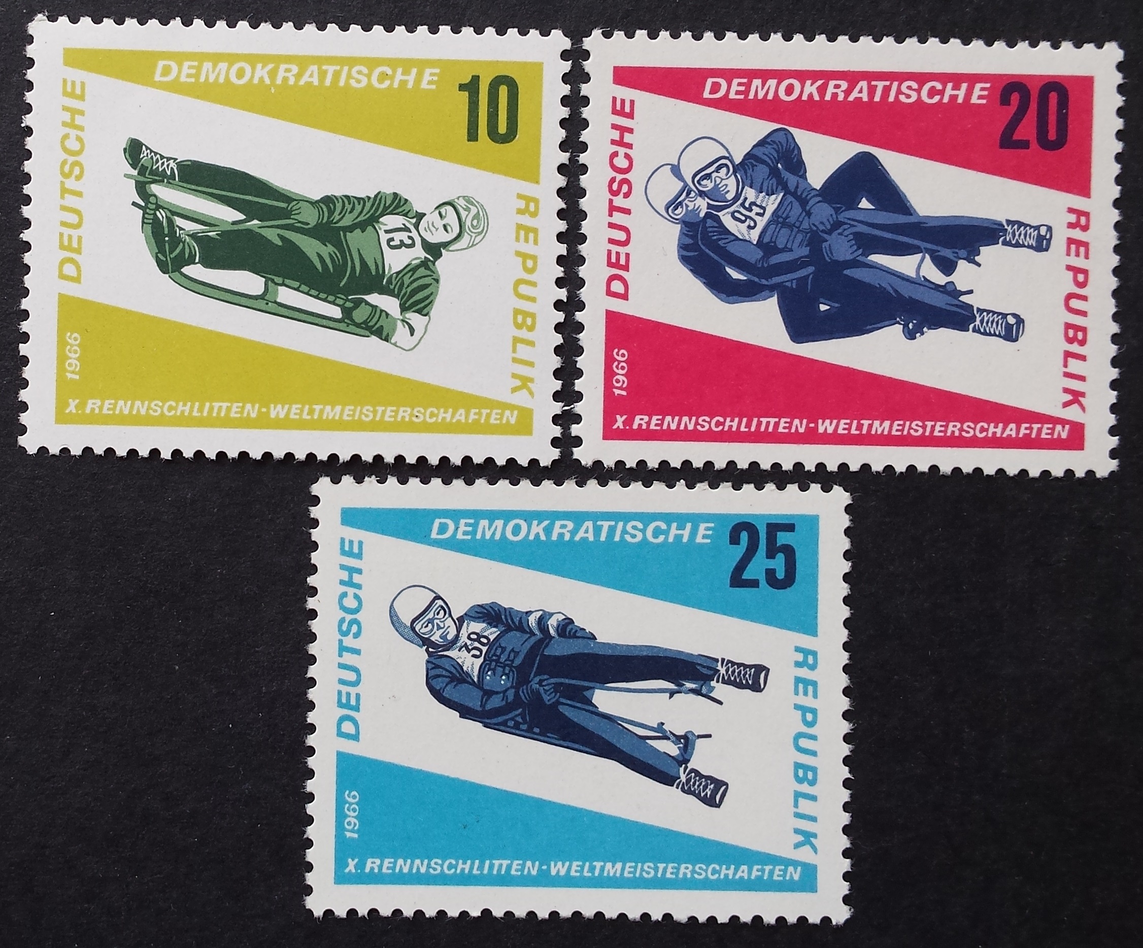 Vokietijos Demokratinė Respublika (VDR), pilna serija, MiNr 1156-1158 MNH**