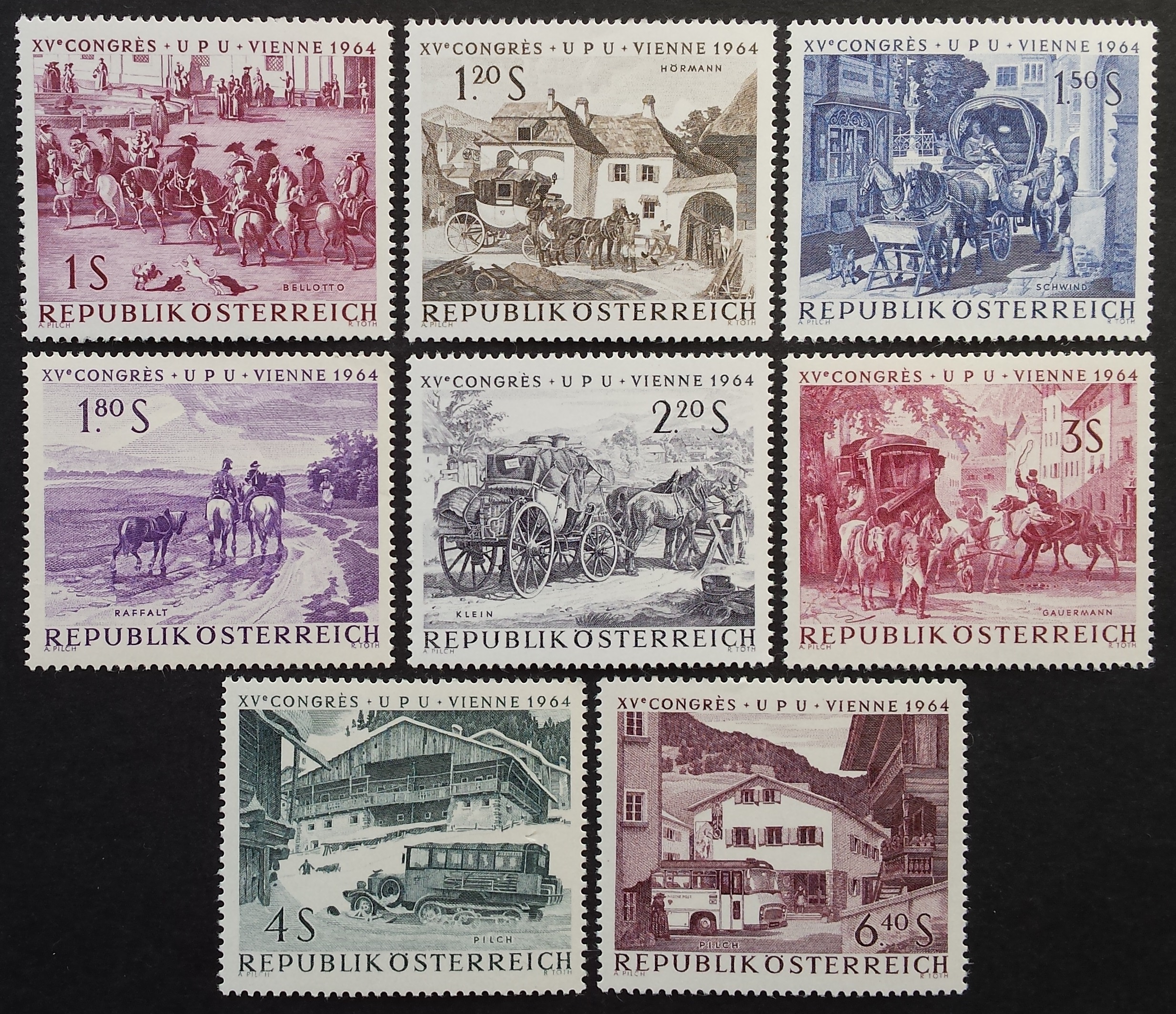 Austrija, pilna serija, MiNr 1156-1163 MNH**