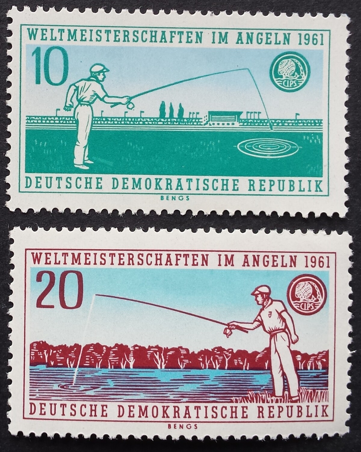 Vokietijos Demokratinė Respublika (VDR), pilna serija MiNr 841-842 MNH**