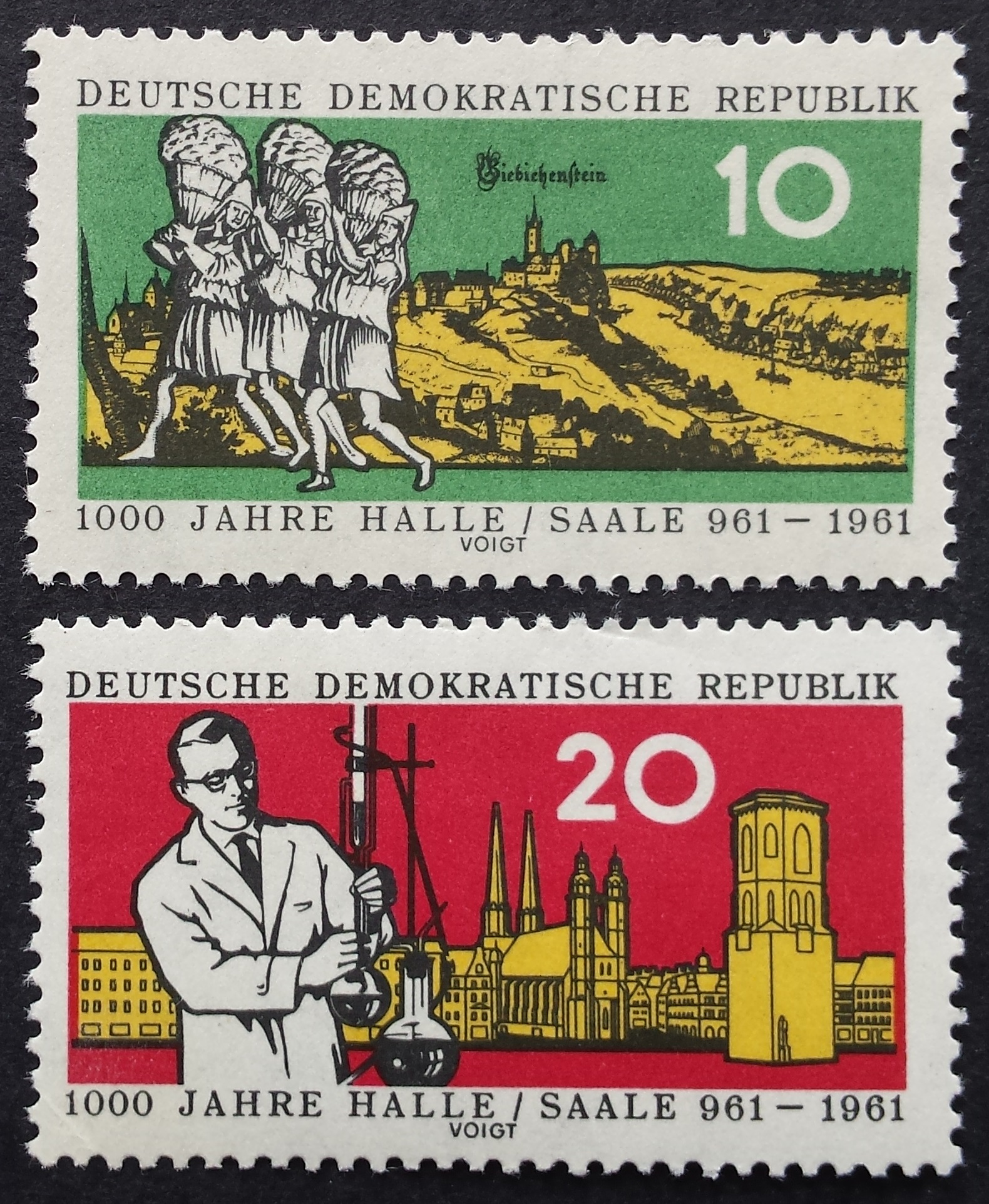Vokietijos Demokratinė Respublika (VDR), pilna serija, MiNr 833-834 MNH**