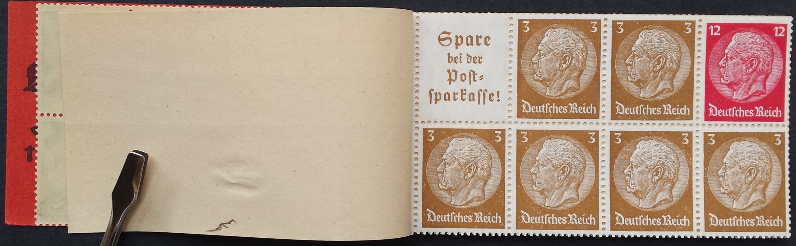 Vokietijos Reichas, kišeninė knygelė Nr 39.5, pilnas komplektas MiNr 512-517, 519 MNH** Vokietijos Reichas, kišeninė knygelė Nr 39.5, pilnas komplektas MiNr 512-517, 519 MNH**