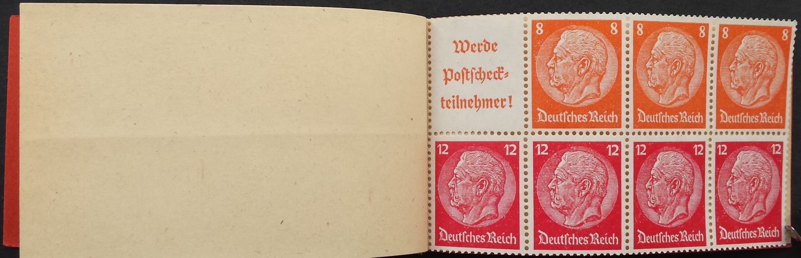 Vokietijos Reichas, kišeninė knygelė Nr 39.5, pilnas komplektas MiNr 512-517, 519 MNH** Vokietijos Reichas, kišeninė knygelė Nr 39.5, pilnas komplektas MiNr 512-517, 519 MNH**