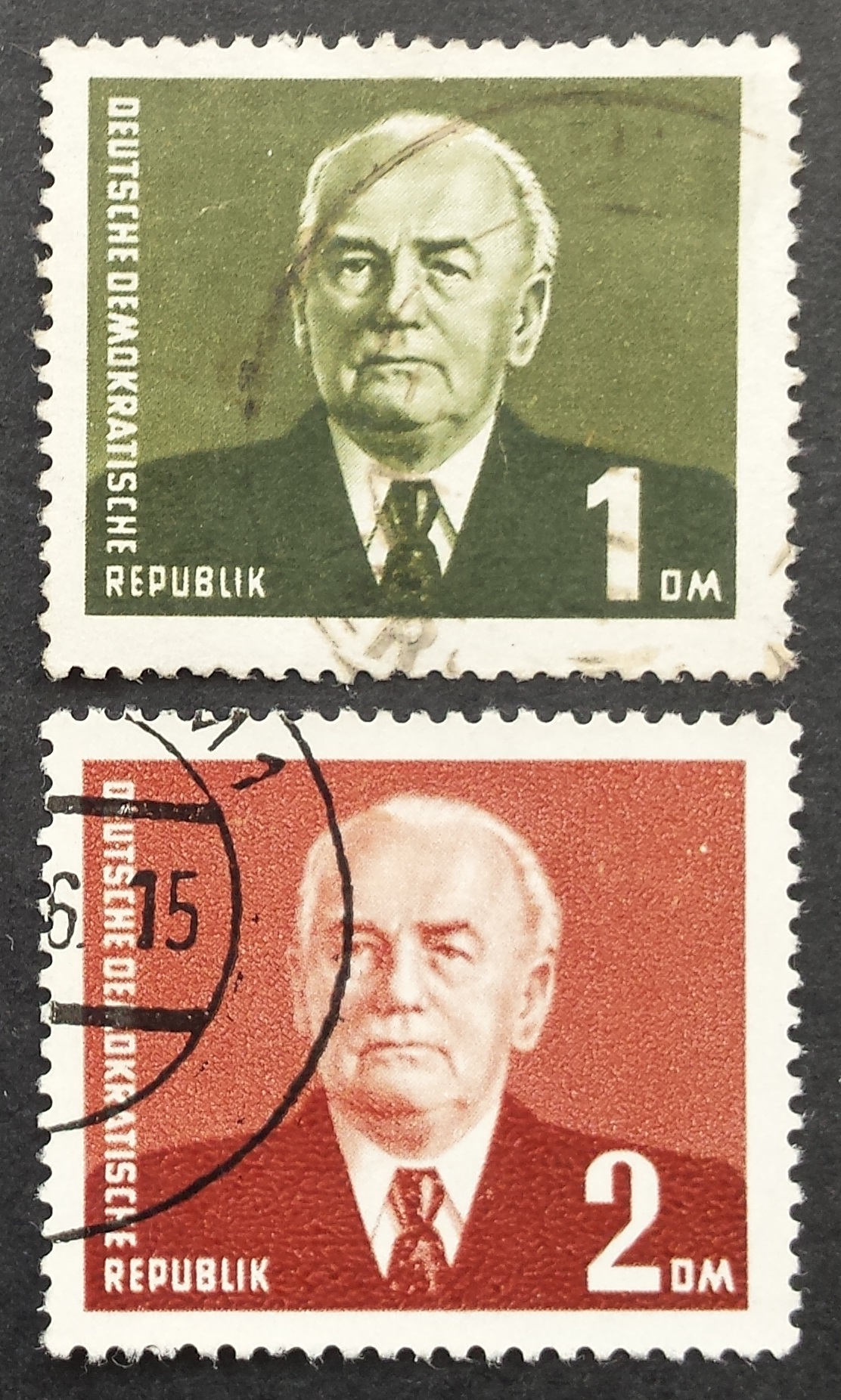 Vokietijos Demokratinė Respublika VDR, pilna serija MiNr 342-343 Used (O)