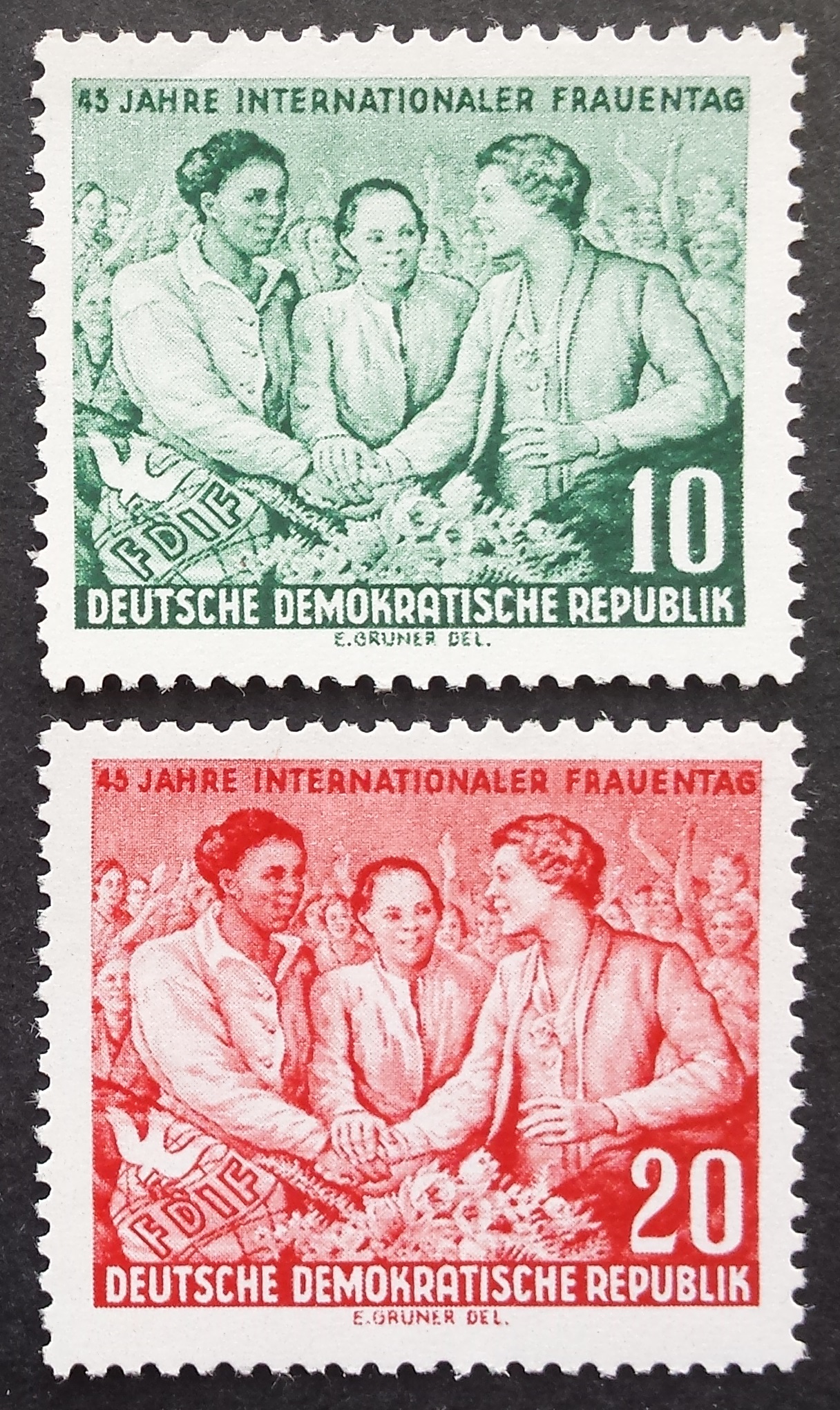 Vokietijos Demokratinė Respublika (VDR), pilna serija MiNr 450-451 MNH**