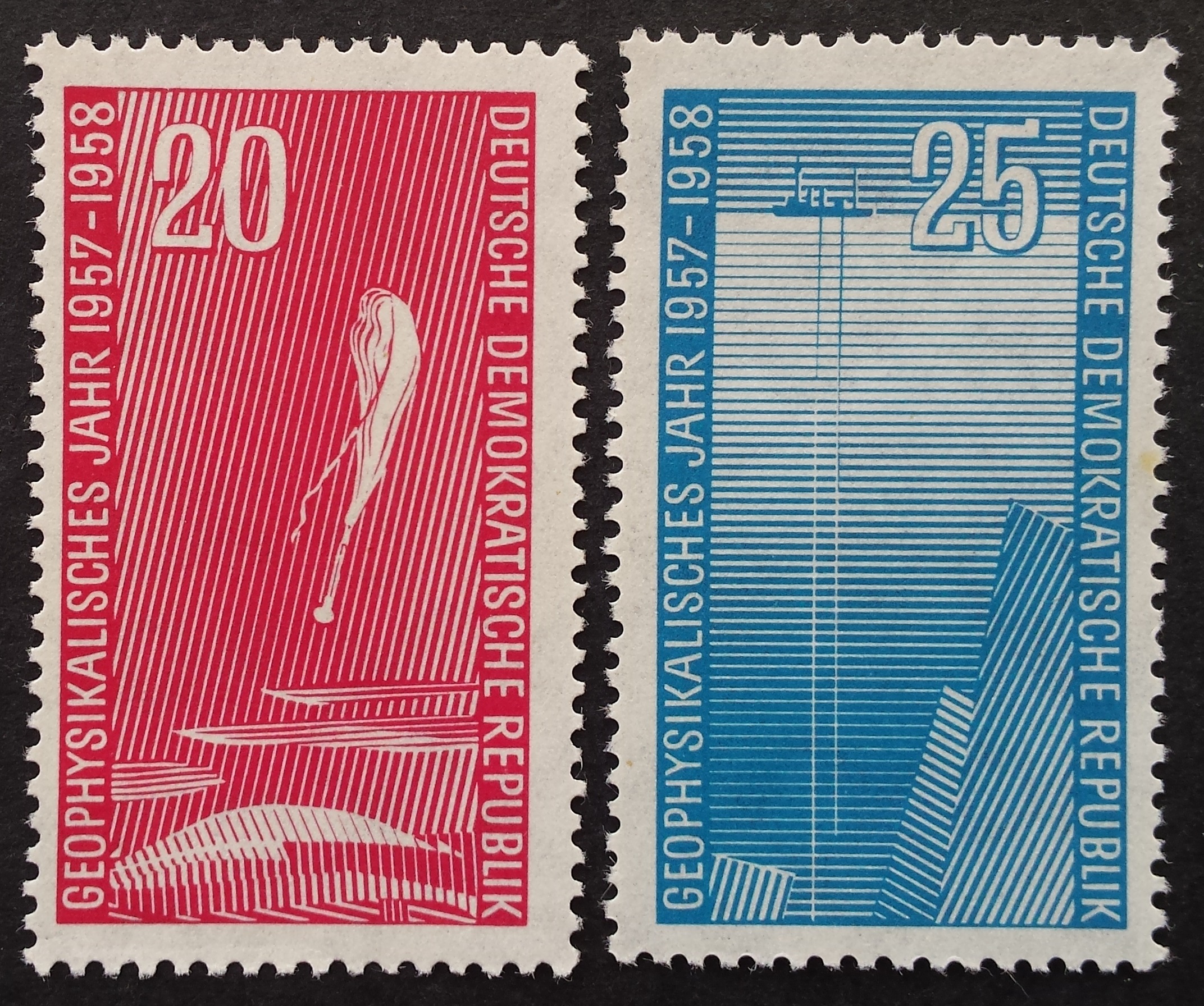 Vokietijos Demokratinė Respublika (VDR), pilna serija, MiNr 616-617 MNH**