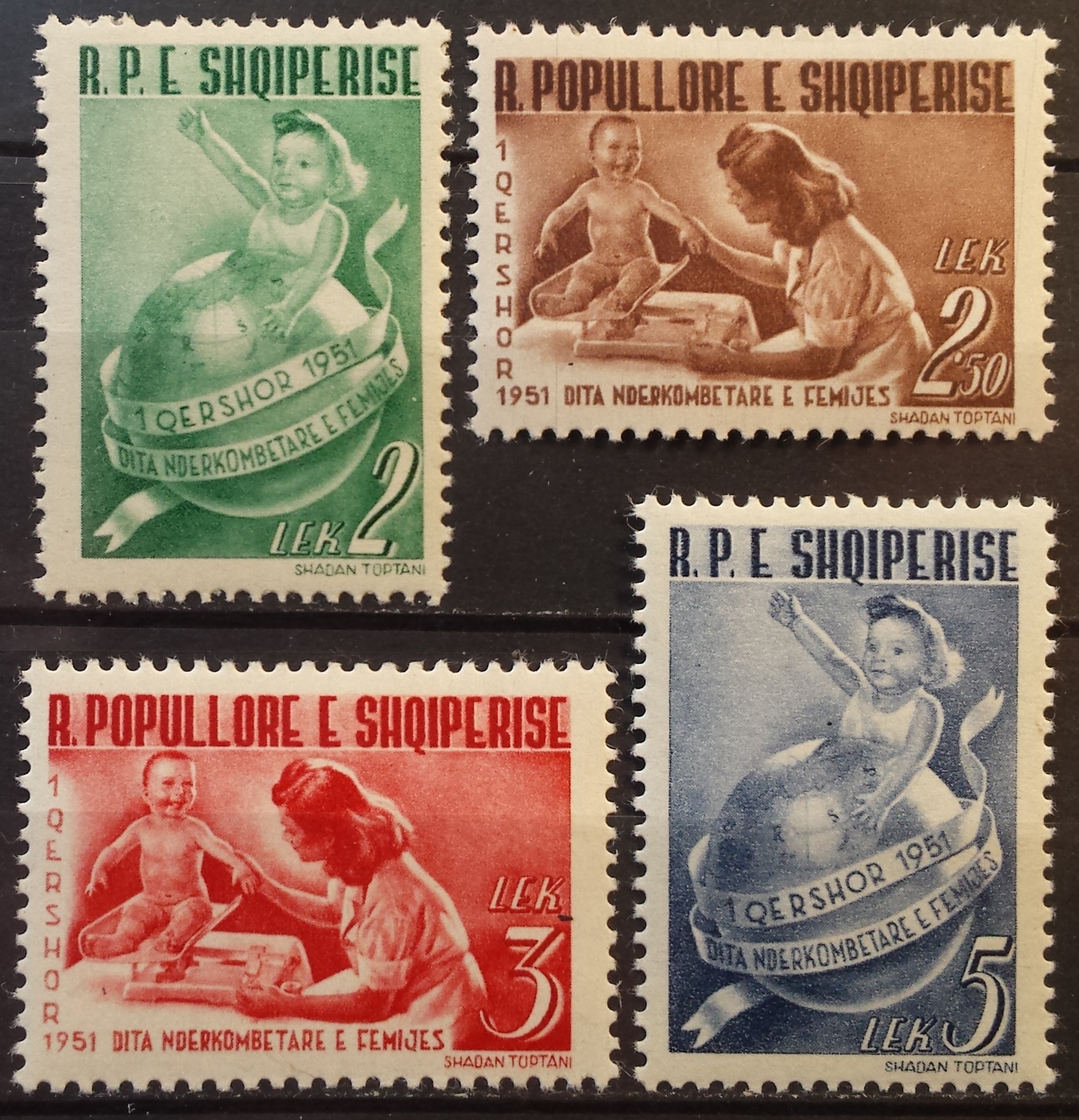 Albanija, pilna serija MiNr 510-513 MH*