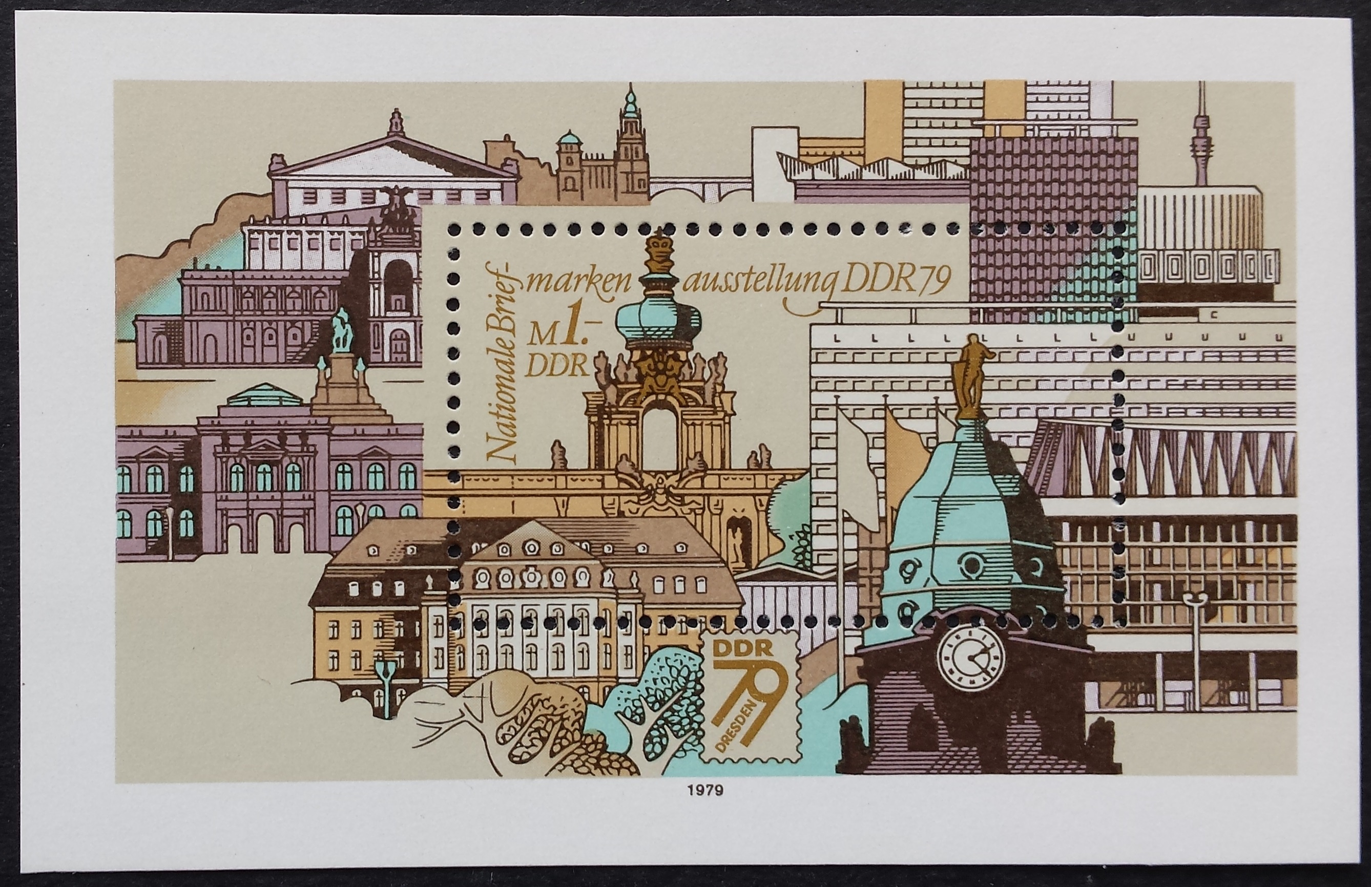 Vokietijos Demokratinė Respublika (VDR), blokas Nr. 55 MiNr 2443 MLH*