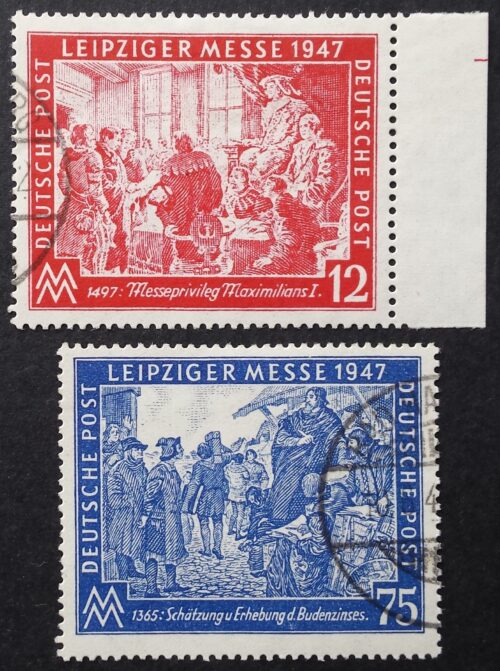 Pokario Vokietija, Sąjungininkų zona, pilna serija, MiNr 965-966 Used (O)