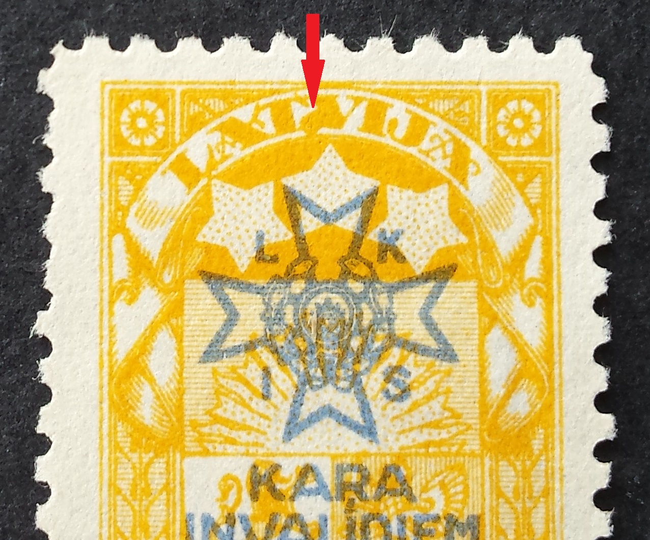 Latvija, abartas MiNr 101 MNG (*)