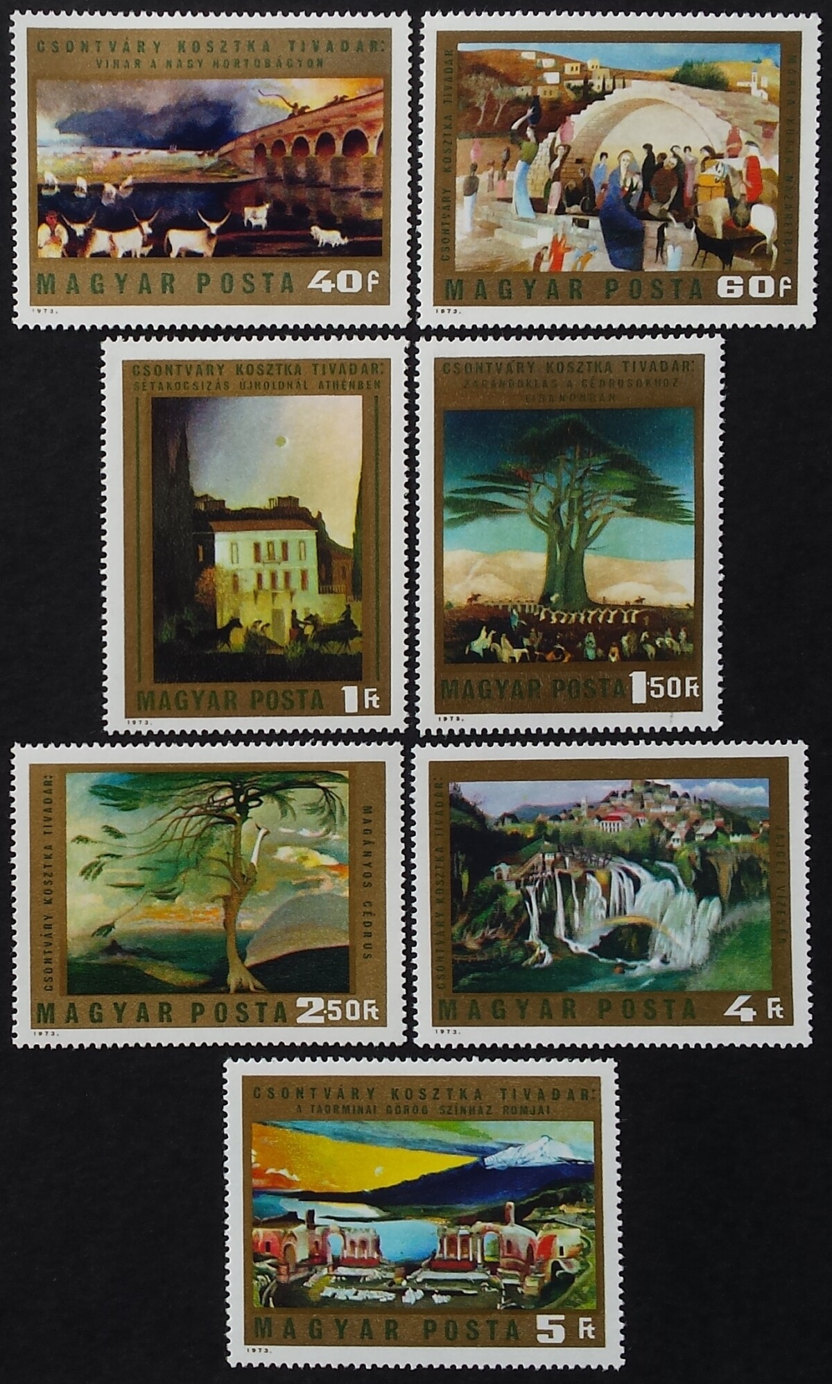 Vengrija, pilna serija, MiNr 2878-2884 (A) MNH**