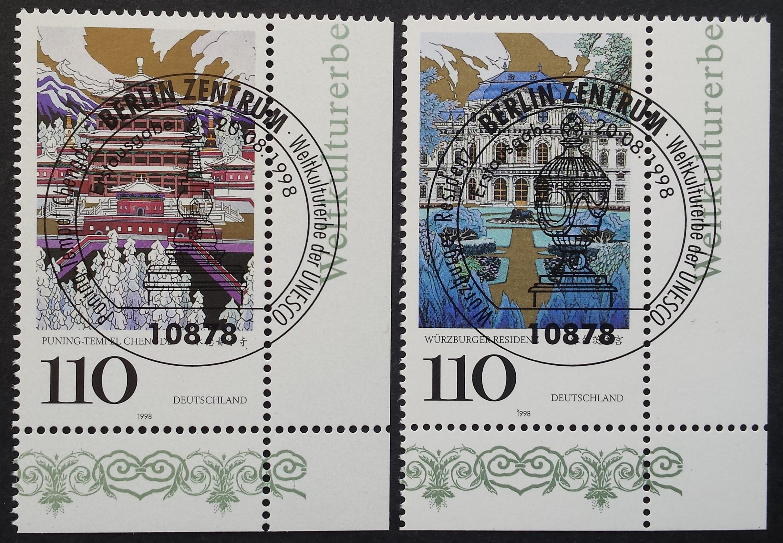 Vokietija, pilna serija, MiNr 2007-2008 Used (O)