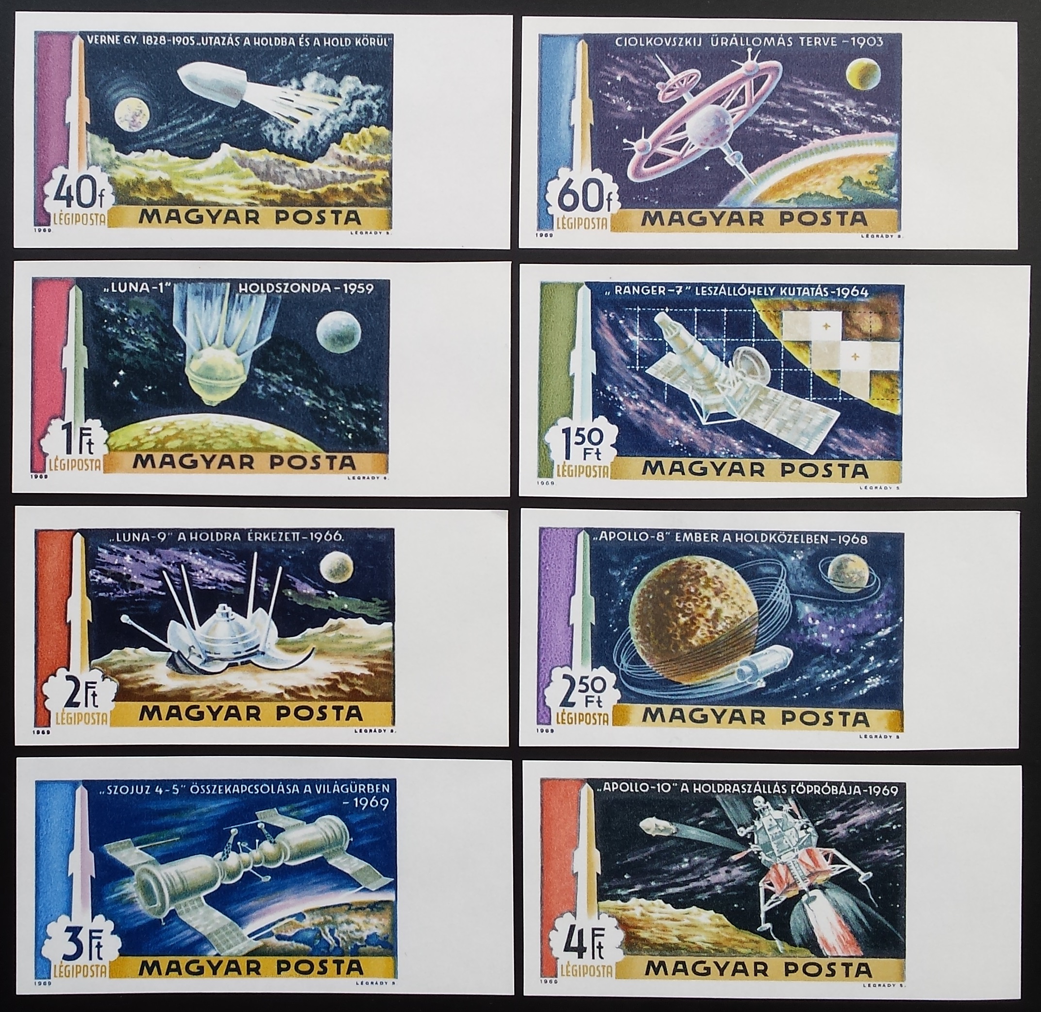 Vengrija, pilna serija, MiNr 2547-2554 (B) MNH**