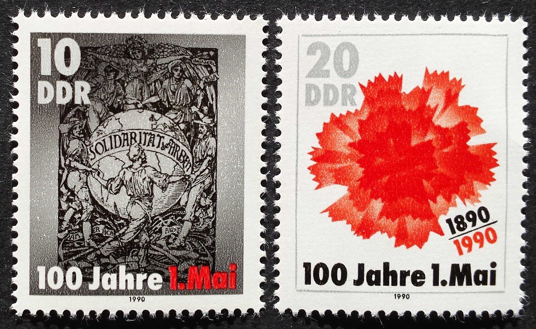 Vokietijos Demokratinė Respublika (VDR), pilna serija, MiNr 3322-3323 MNH**