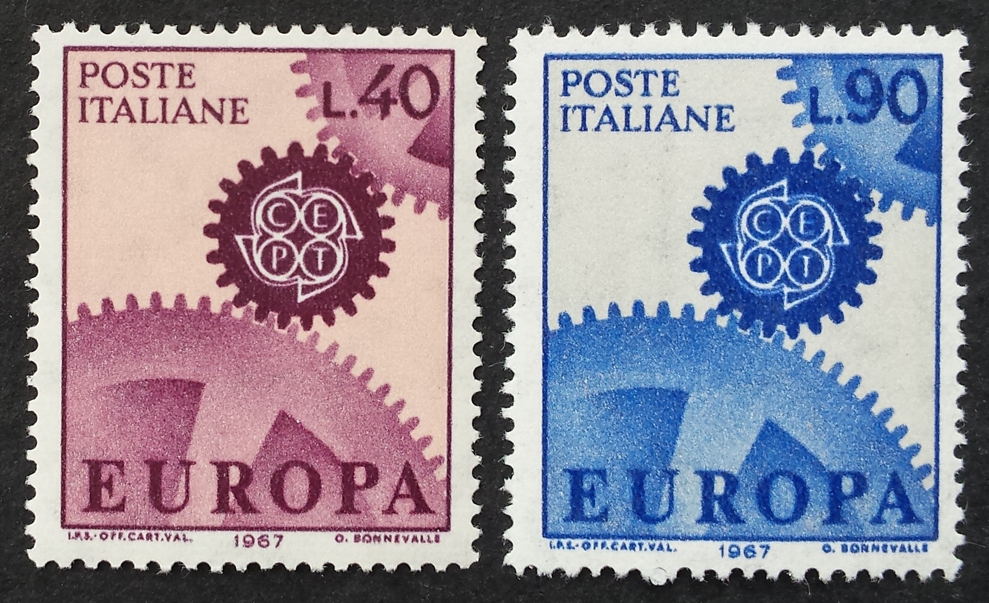 Italija, pilna serija, MiNr 1224-1225 MNH**