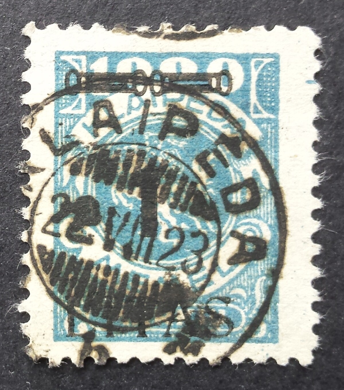 Klaipėda (Memel), MiNr 192 Used (O), Ekspertuotas
