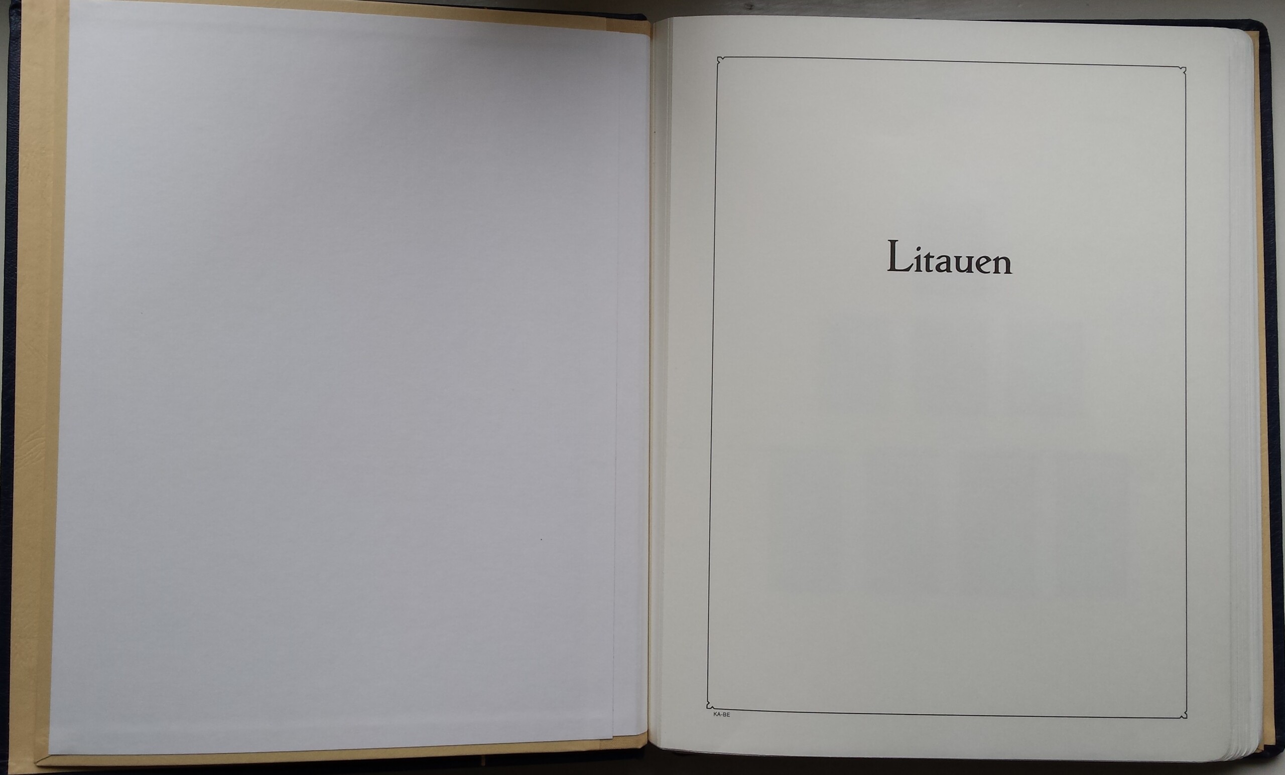 Albumas Lietuvos pašto ženklams 1990-1998 KABE Albumas Lietuvos pašto ženklams 1990-1998 KABE