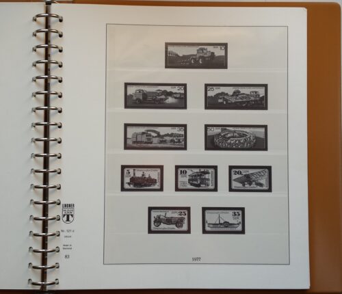 Albumas VDR pašto ženklams 1977-1978m. LINDNER