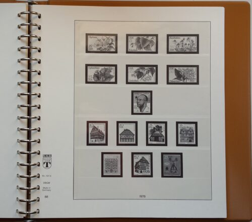 Albumas VDR pašto ženklams 1977-1978m. LINDNER