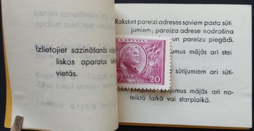 Latvija, kišeninė knygelė su MiNr 264-267, 269 MNH**