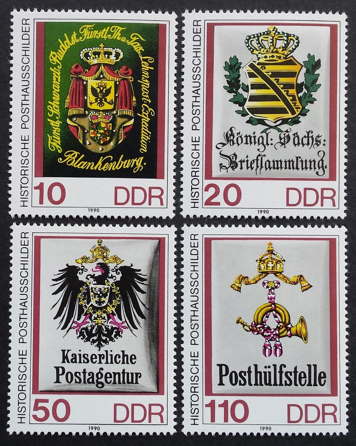 Vokietijos Demokratinė Respublika (VDR), pilna serija, MiNr 3306-3309 MNH**
