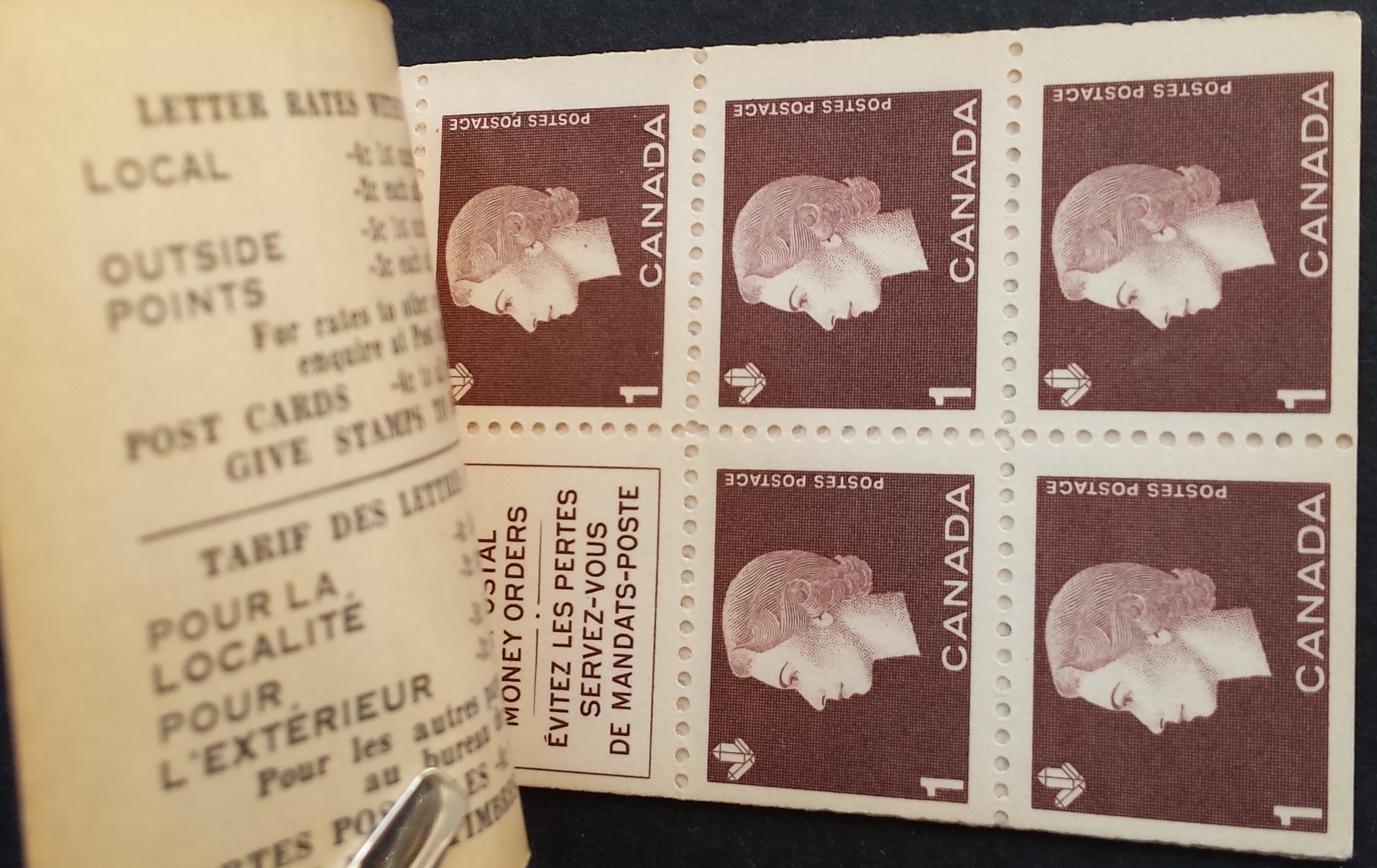 Kanada, kišeninė knygelė Nr 53, nepilnas komplektas su MiNr 348 ir 351 MNH**