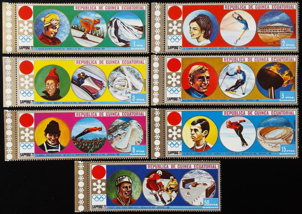 Pusiaujo Gvinėja, pilna serija, MiNr 27-33 MNH**