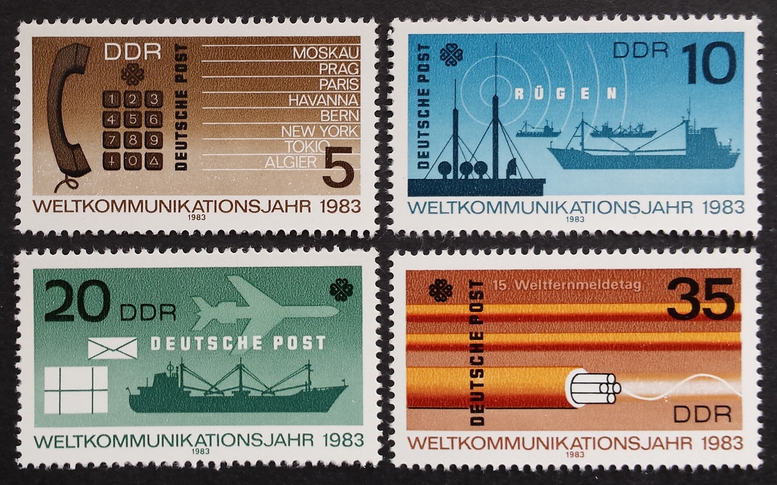 Vokietijos Demokratinė Respublika (VDR), pilna serija, MiNr 2770-2773 MNH**