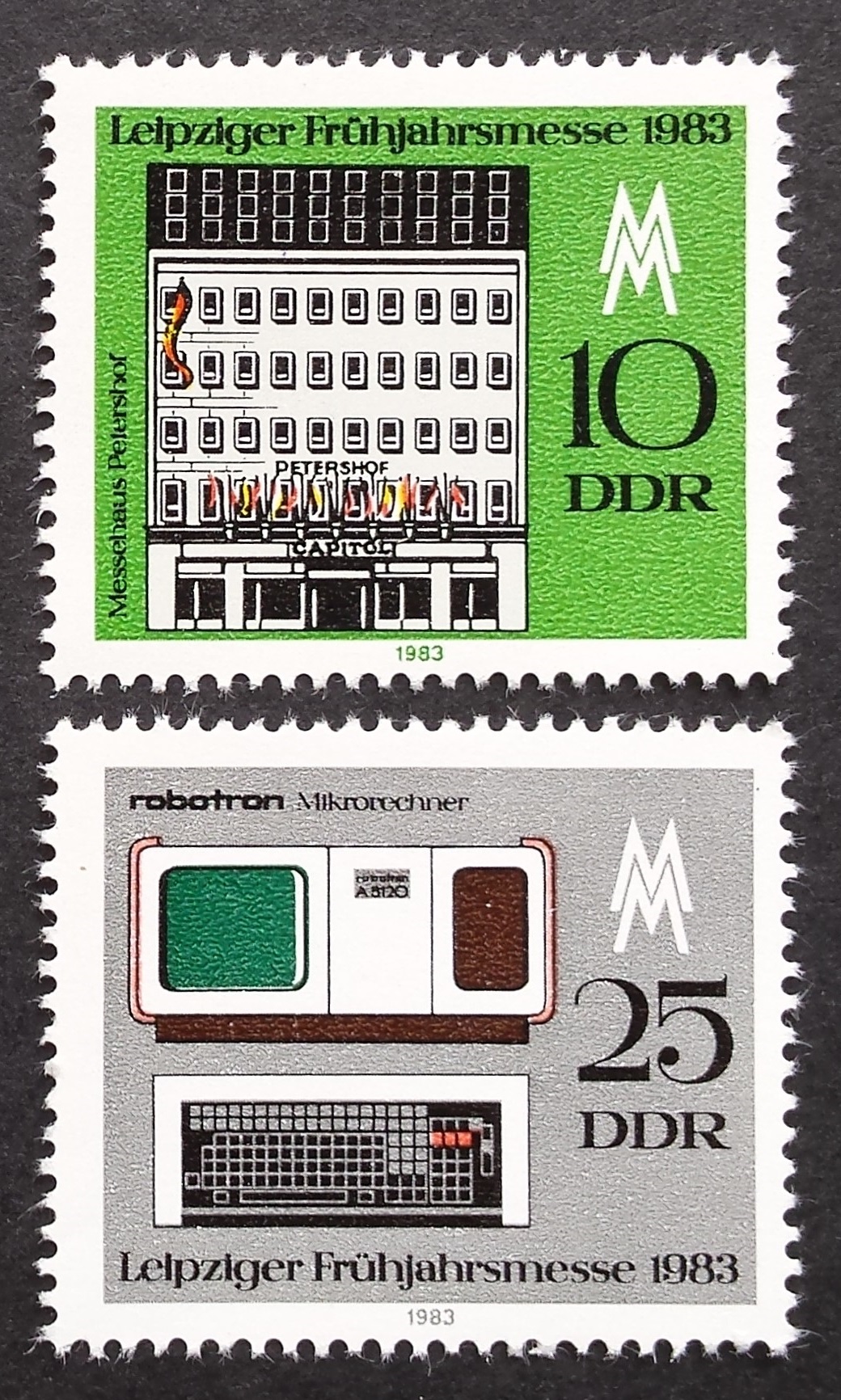 Vokietijos Demokratinė Respublika (VDR), pilna serija MiNr 2779-2780 MNH**