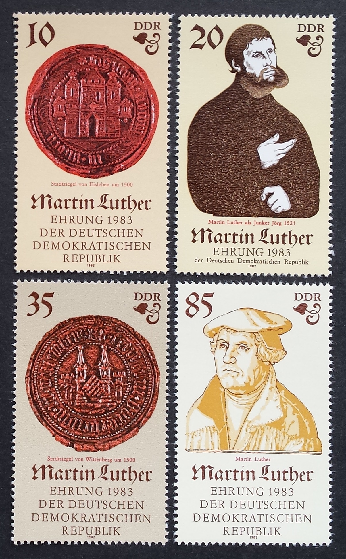 Vokietijos Demokratinė Respublika (VDR), pilna serija, MiNr 2754-2757 MNH**