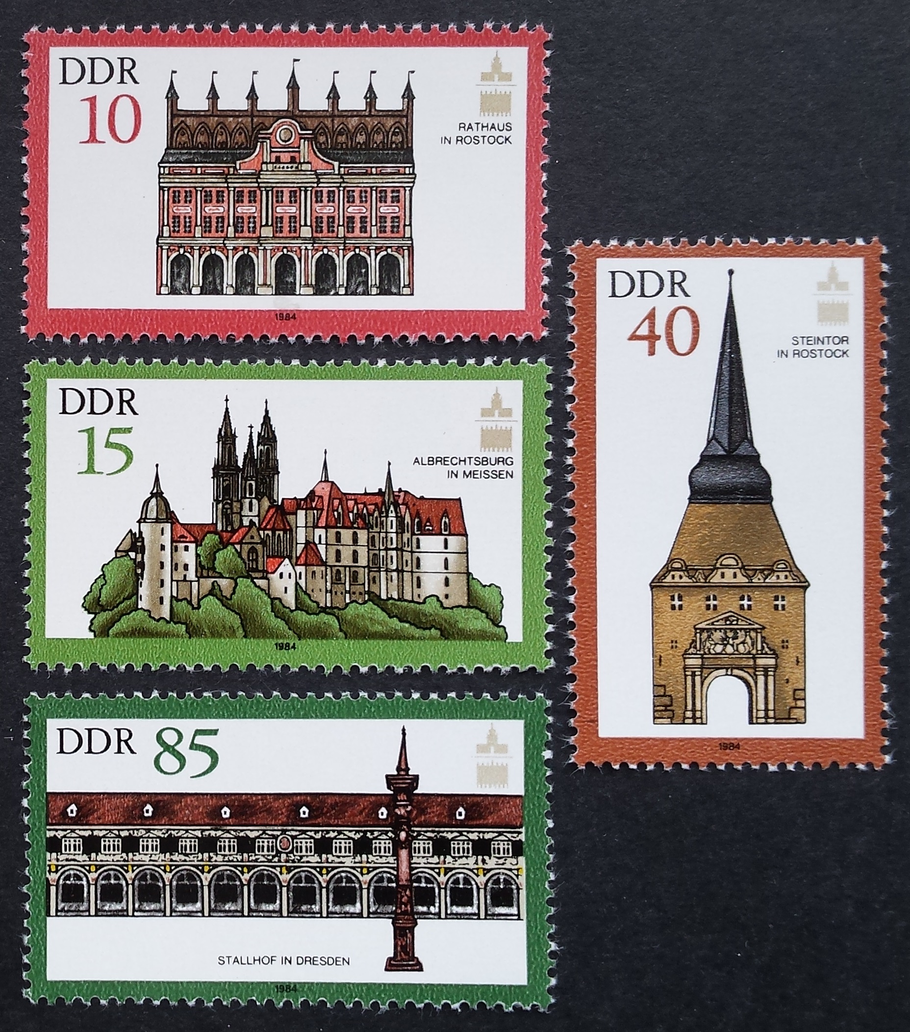 Vokietijos Demokratinė Respublika (VDR), pilna serija, MiNr 2869-2872 MNH**