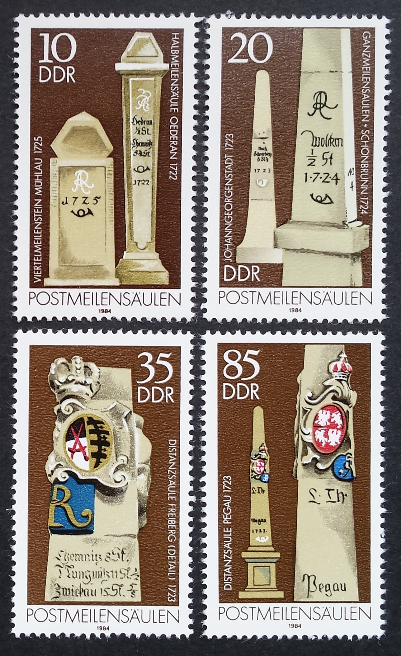 Vokietijos Demokratinė Respublika (VDR), pilna serija, MiNr 2853-2856 MNH**