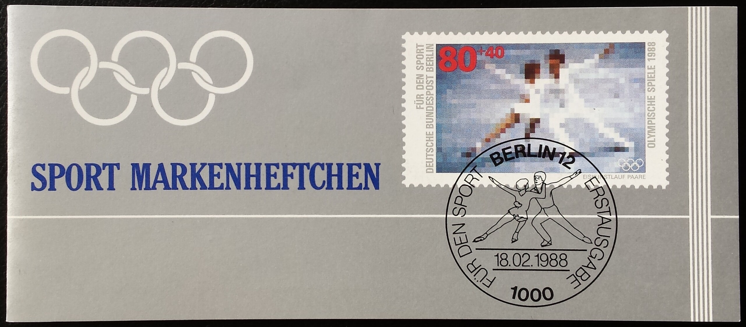 Vokietija, Vakarų Berlynas, sporto bukletas, MiNr 802 MNH**