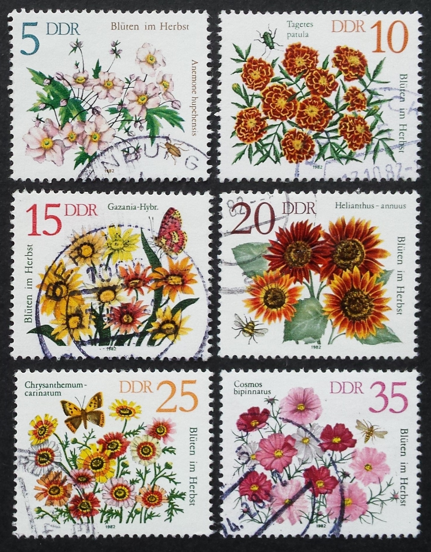 Vokietijos Demokratinė Respublika (VDR), pilna serija, MiNr 2737-2742 Used (O)