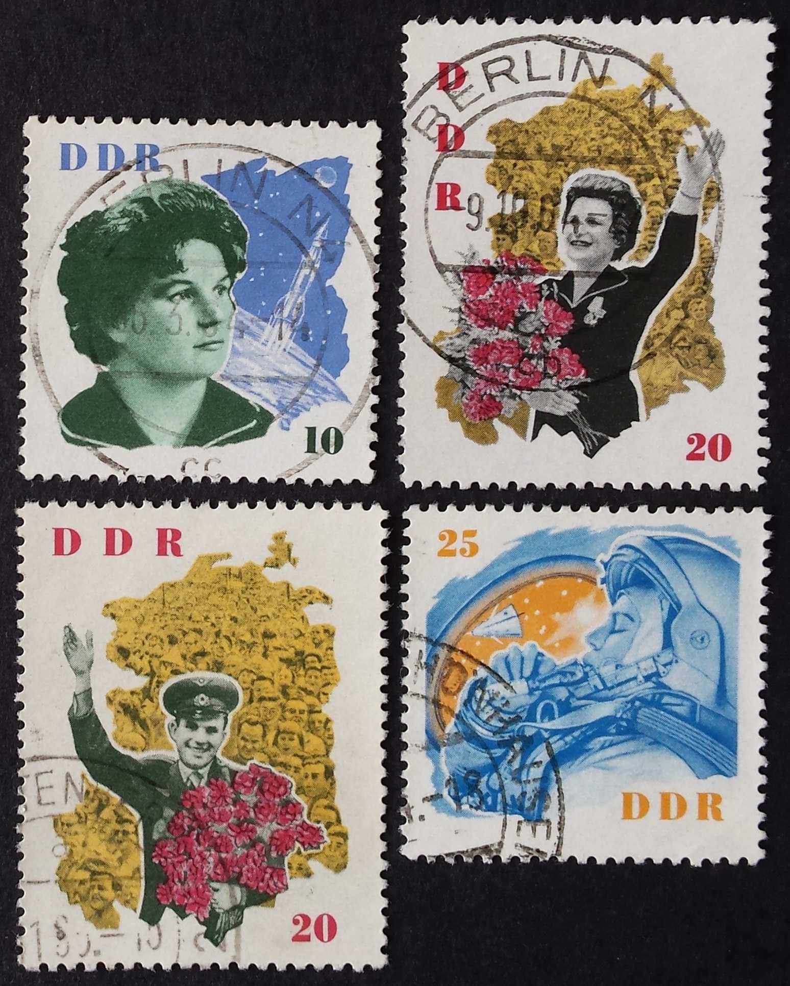 Vokietijos Demokratinė Respublika (VDR), pilna serija, MiNr 993-996 Used (O)