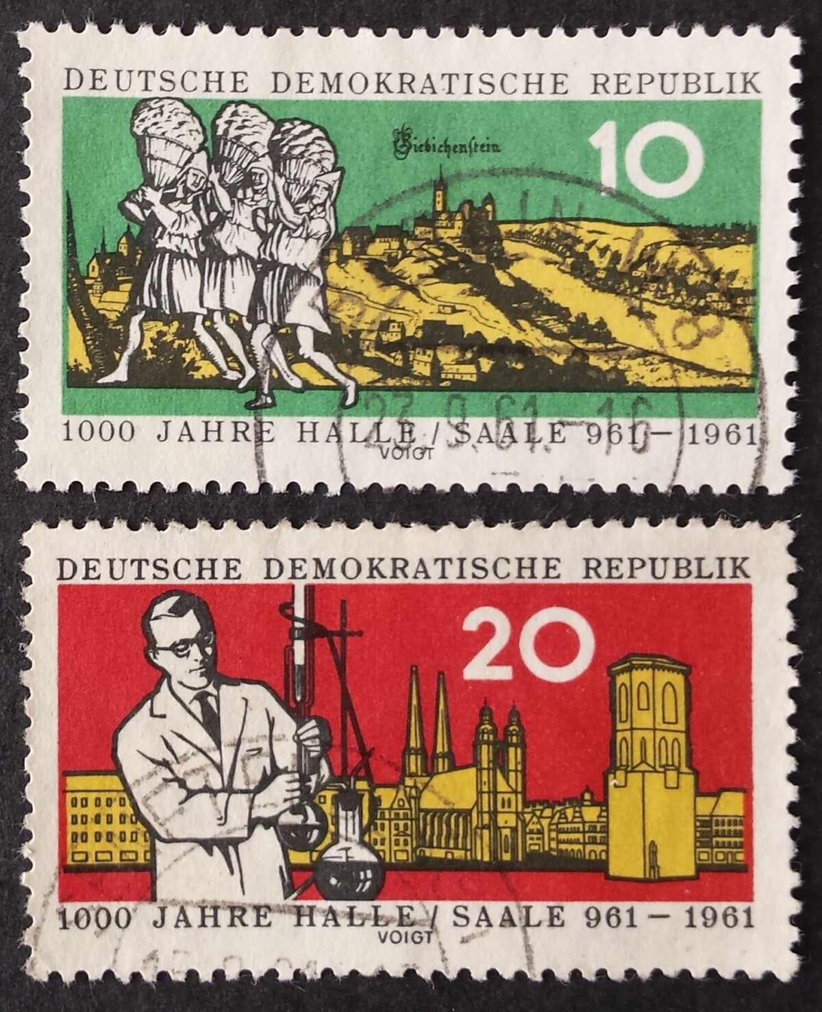 Vokietijos Demokratinė Respublika (VDR), pilna serija, MiNr 833-834 Used (O)