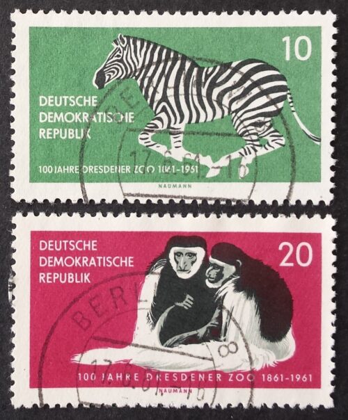 Vokietijos Demokratinė Respublika (VDR), pilna serija, MiNr 825-826 Used (O)