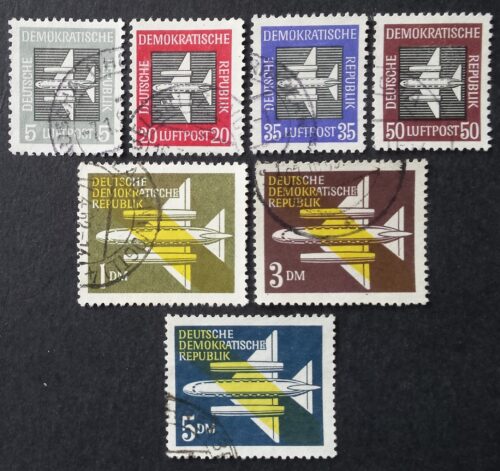 Vokietijos Demokratinė Respublika (VDR), pilna serija, MiNr 609-615 Used (O)