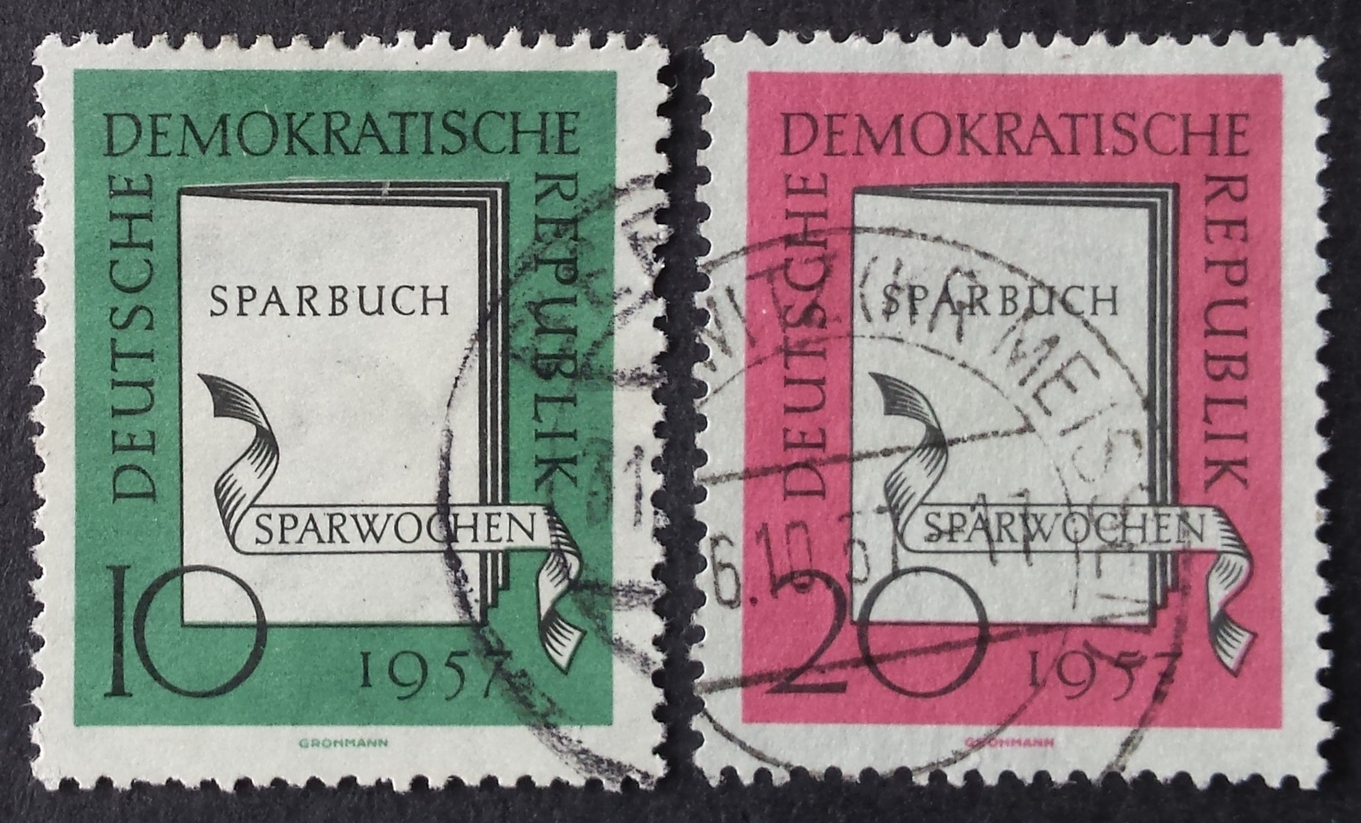 Vokietijos Demokratinė Respublika VDR, pilna serija, MiNr 598-599 Used (O)