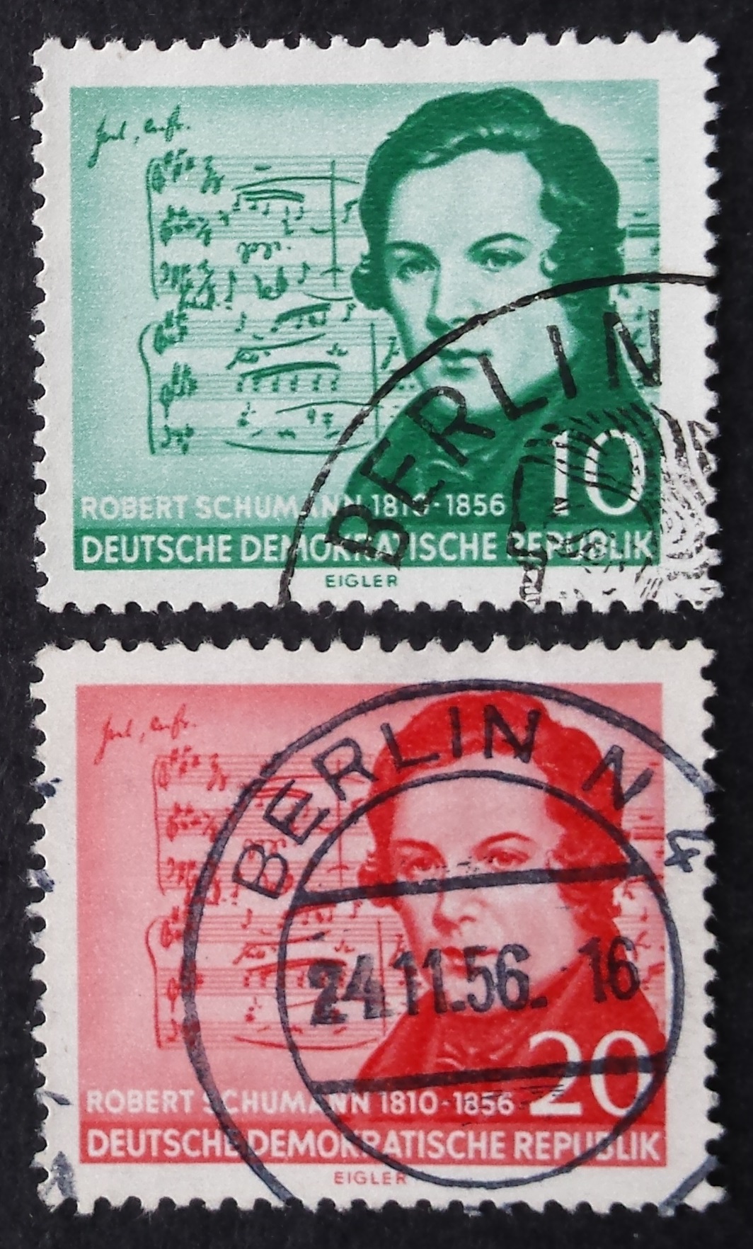 Vokietijos Demokratinė Respublika (VDR), pilna serija, MiNr 541-542 Used (O)