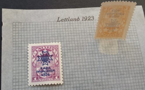 Latvija, pilna serija, MiNr 100-102 MH*