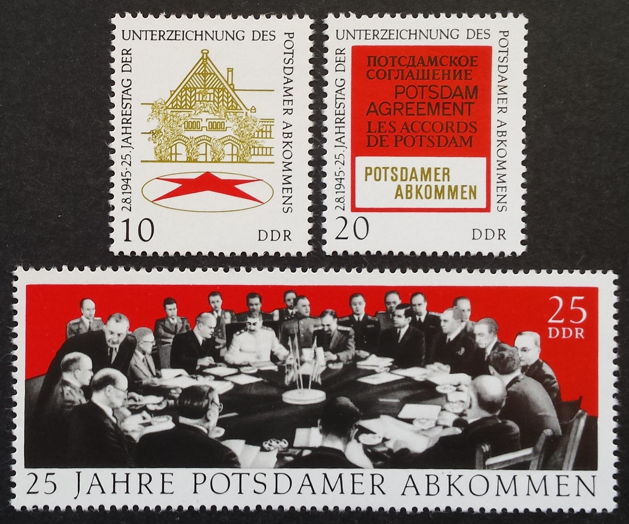 Vokietijos Demokratinė Respublika (VDR), pilna serija, MiNr 1598-1600 MNH**