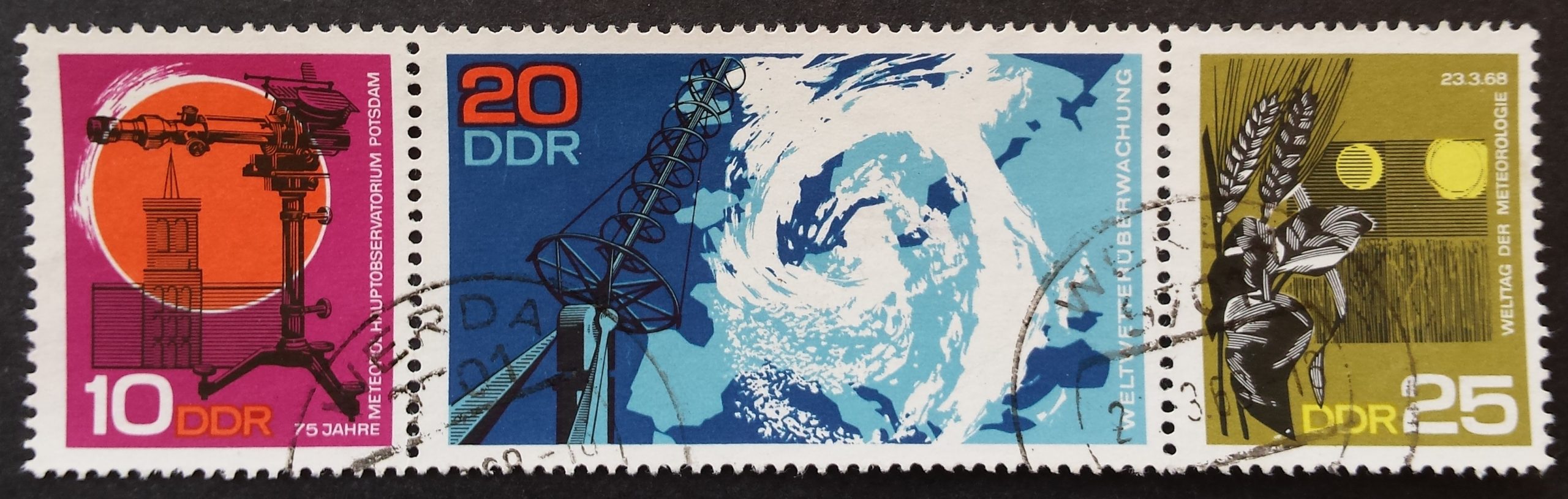 Vokietijos Demokratinė Respublika (VDR), pilna serija, MiNr 1343-1345 Used (O)