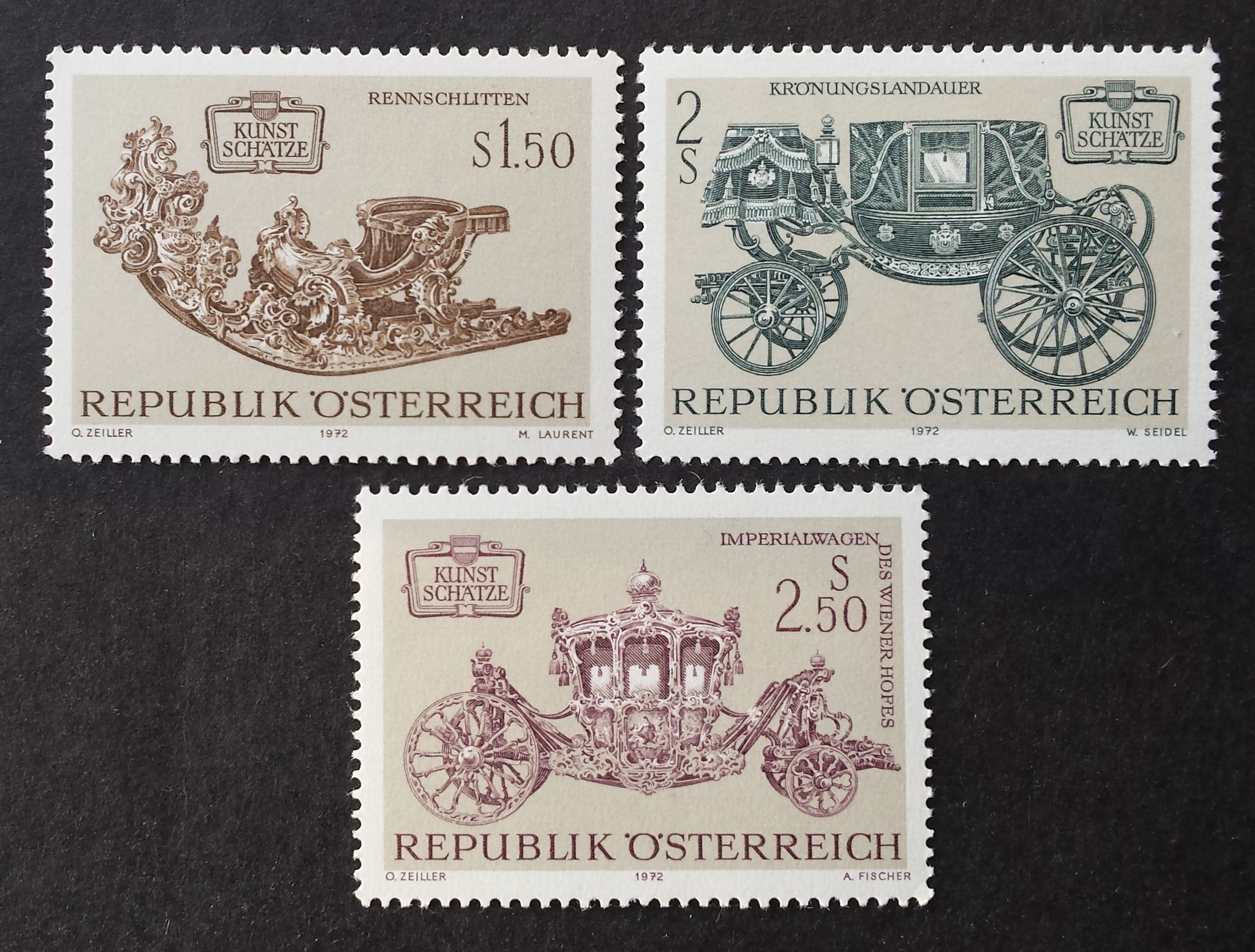 Austrija, pilna serija, MiNr 1406-1408 MNH**