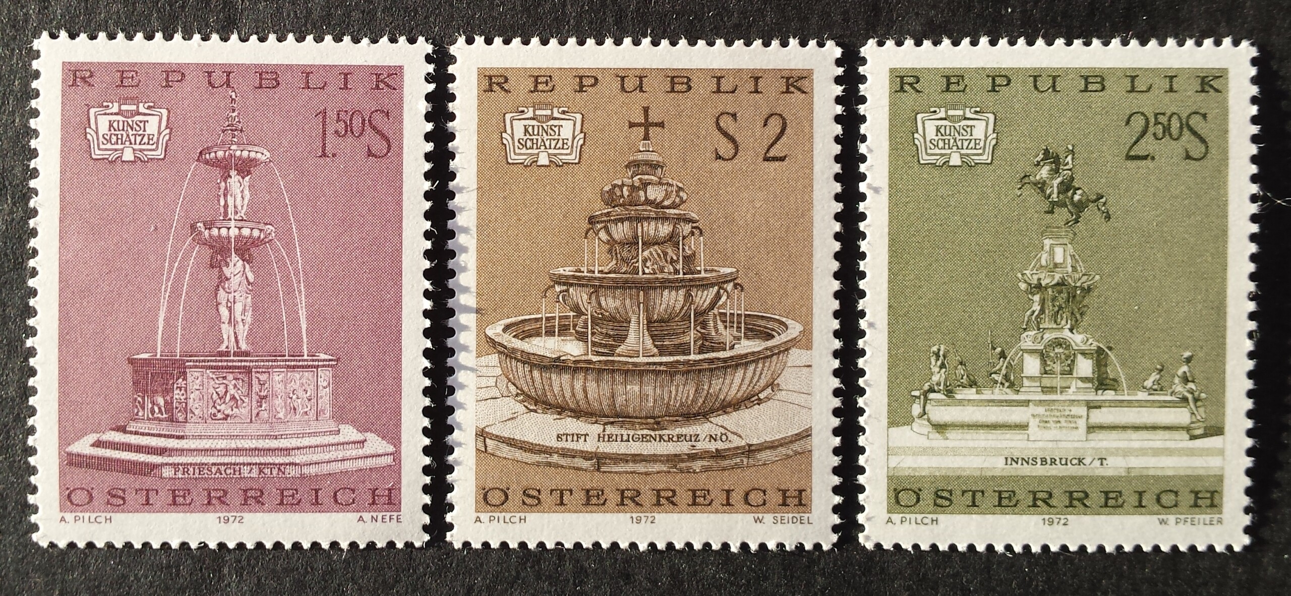 Austrija, pilna serija, MiNr 1382-1384 MNH**